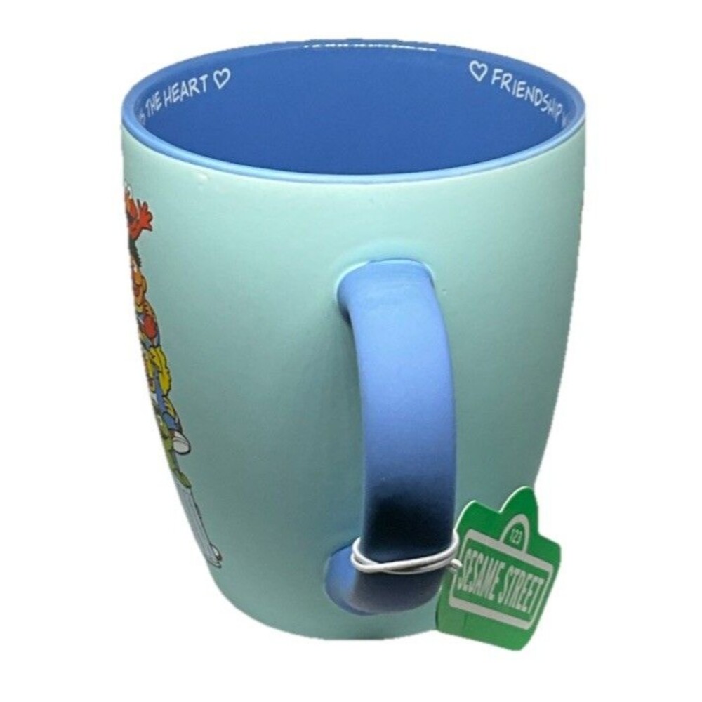Sesame Street Coffee Mug Friendship Warms The Heart 17oz  Soft Touch Cup B86 - Picture 6 of 10